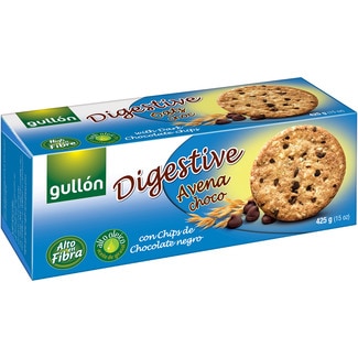 GULLON DIGESTIVE Kekse mit Hafer und Schokoladenchips Paket 425 g