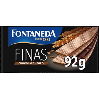 FONTANEDA Feine Waffelkekse mit dunkler Schokolade Paket 92 g