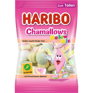 HARIBO Chamallows Mix gemischte Marshmallows glutenfrei Tasche 175 g