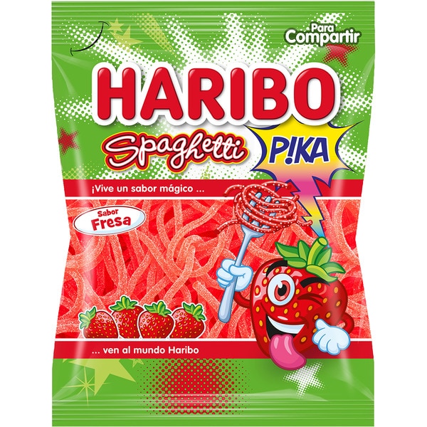Spagetti Pica Erdbeergeschmack Tasche 150 g