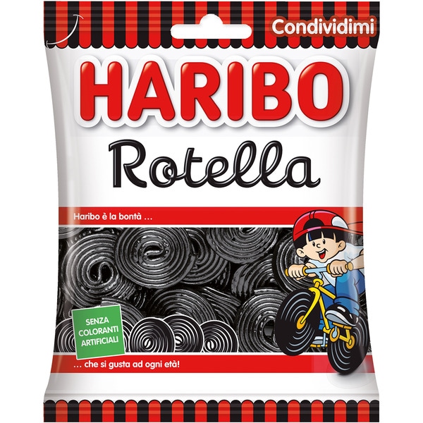 Rotella black liquorice bag 175 g