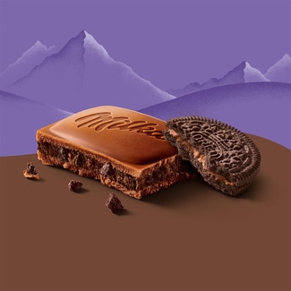Oreo chocolate con leche galletas oreo y brownie tableta 100 g - Milka