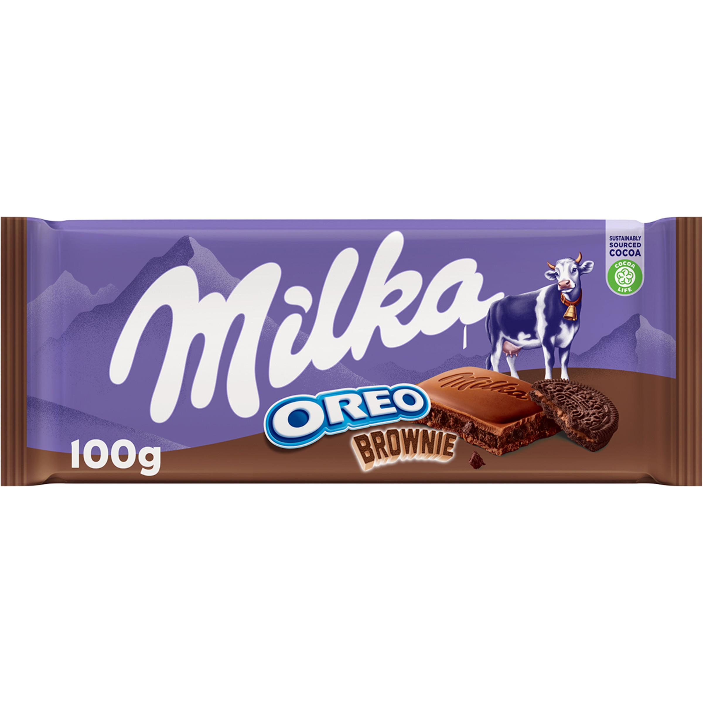 Oreo chocolate con leche galletas oreo y brownie