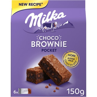 MILKA Milchschokoladenbrownie Paket 150 g