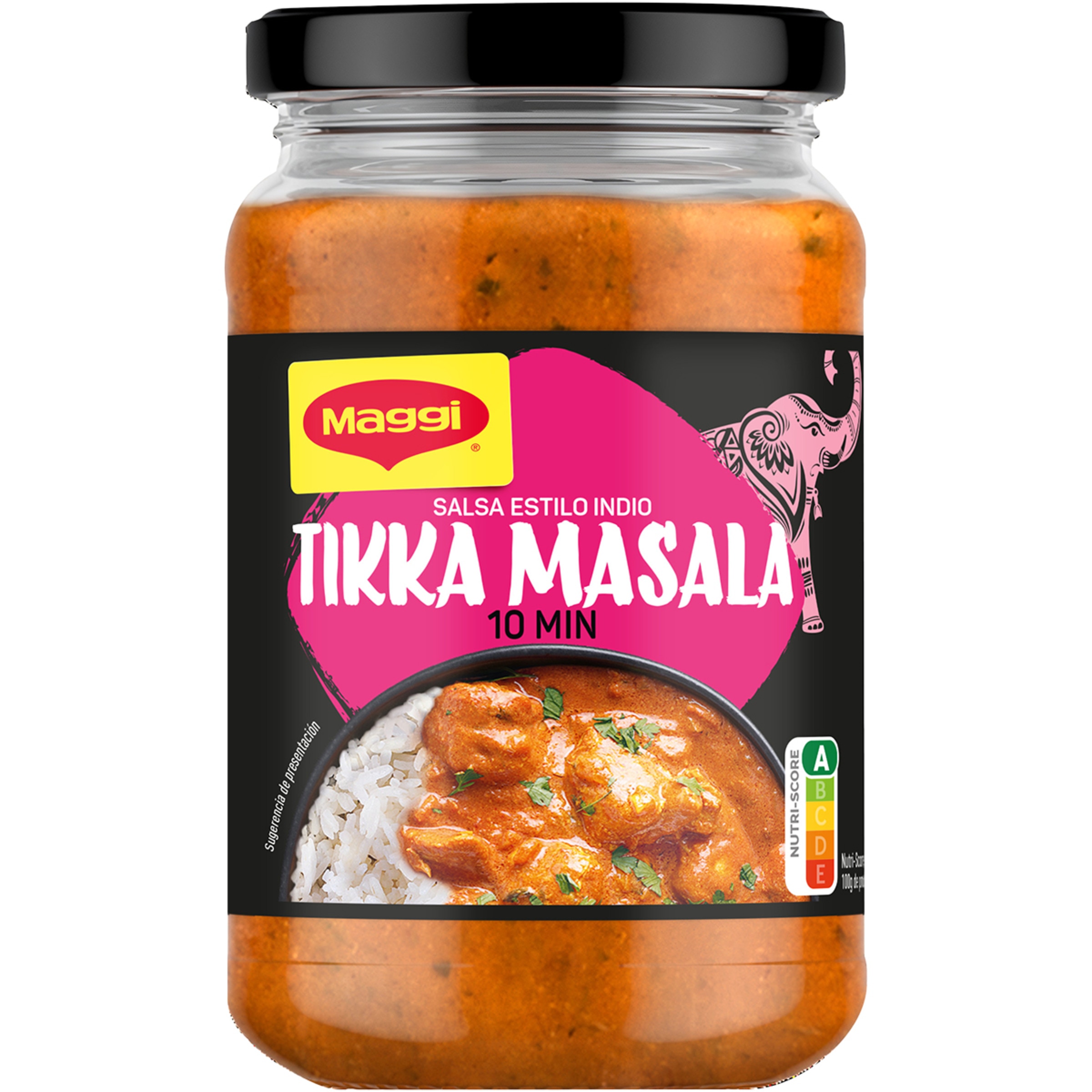 Salsa estilo indio Tikka Masala bote 340 g - Maggi