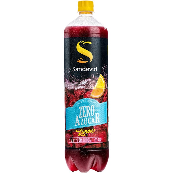 tinto de verano with lemon Zero sugar bottle 1,5 l
