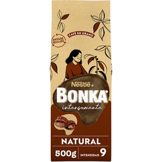BONKA café en grano natural intensidad 9 paquete 500 g