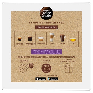 Café Extra Crema Colombia, Uganda, Brasil y Vietnam intensidad 8 Bonka Ristretto estuche 16 cápsulas - Nescafe Dolce Gusto