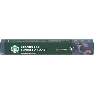 STARBUCKS Kaffee in Kapseln Espresso Intensität 11 Karton 10 Kapseln kompatibel mit Nespresso-Maschinen