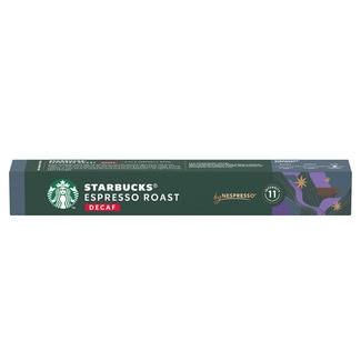 STARBUCKS koffeinfreier Kaffee Espresso Intensität 11 Karton 10 Kapseln kompatibel mit Nespresso-Maschinen
