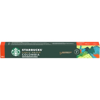 STARBUCKS Kaffee Espresso Intensität 7 Kolumbien Karton 10 Kapseln kompatibel mit Nespresso-Maschinen