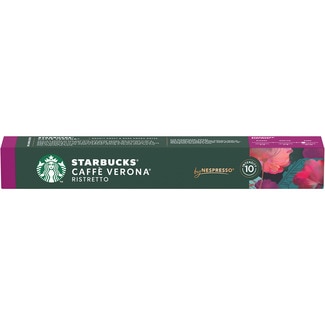 STARBUCKS Kaffee Espresso Intensität 10 Verona Karton 10 Kapseln kompatibel mit Nespresso-Maschinen