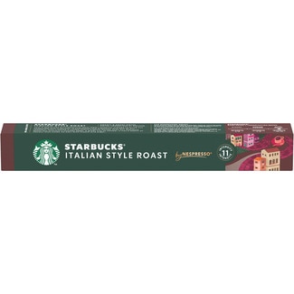 STARBUCKS Kaffee Espresso Intensität 11 Italian Style Karton 10 Kapseln Kapseln passend für Nespresso-Maschinen