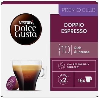 Café doble espresso intensidad 10 estuche 16 cápsulas - Nescafe Dolce Gusto