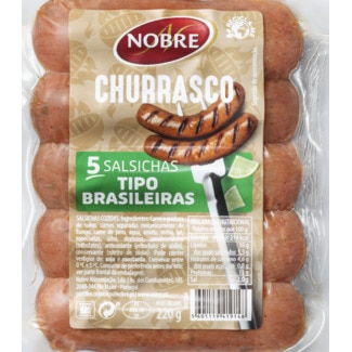 Nobre Salsichas Brasileiras unidade 220 g