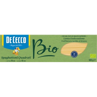 De Cecco Spaghettoni Quadrati Bio embalagem 500 g