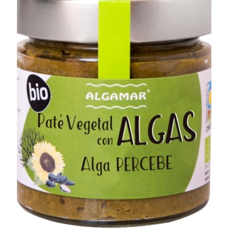 ALGAMAR Paté de Algas e Percebe frasco 180 g