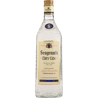 SEAGRAM'S Ginebra Dry Gin botella 1 l