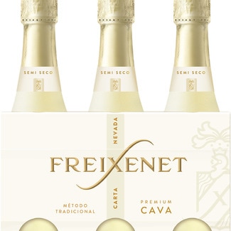FREIXENET Mini Nevada cava semiseco pack 3X20 cl estuche 60 cl