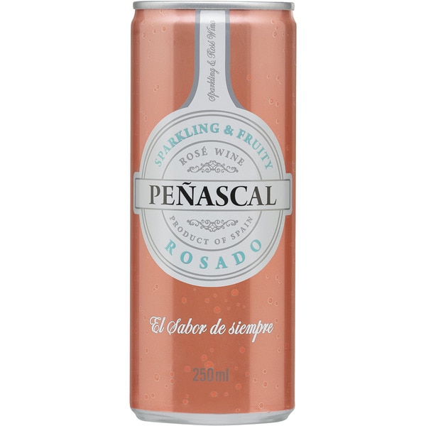 Rosé mit natürlicher Perlung Dose 25 cl