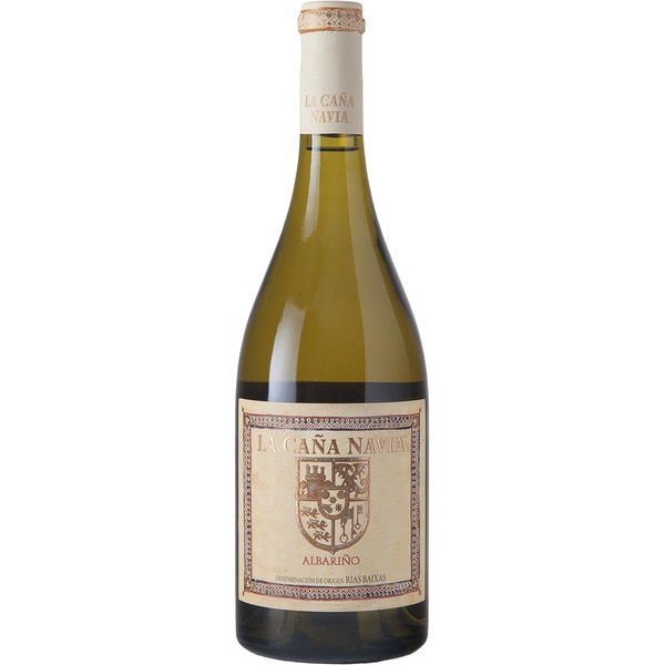 vino blanco albariño DO Rías Baixas botella 75 cl - La Caña Navia