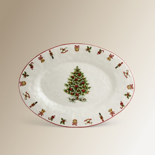 Fuente oval Natale Navidad El Corte Inglés