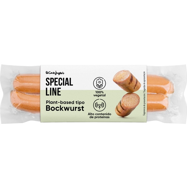Bockwurst 100% plant-based sausages container 200 g