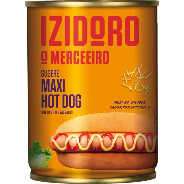 Salsichas Maxi Hot Dog lata 200 g