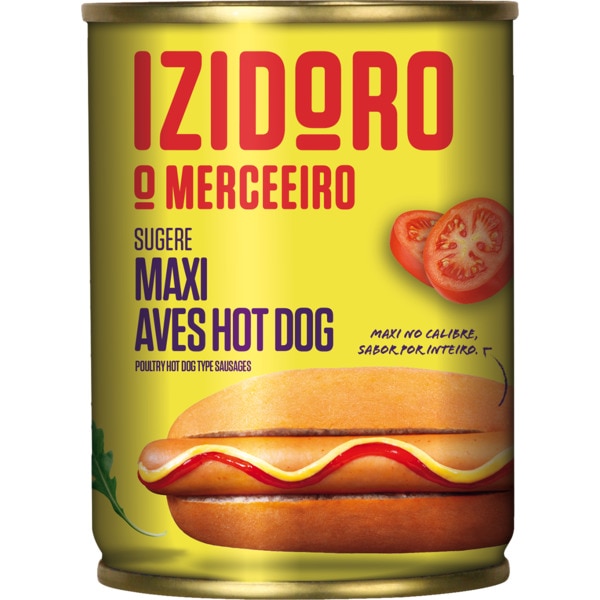 Salsichas De Aves Maxi Hot Dog lata 200 g