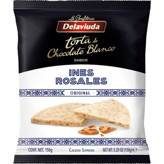 DELAVIUDA Original Supreme Quality Inés Rosales flavour white chocolate cake case 130 g