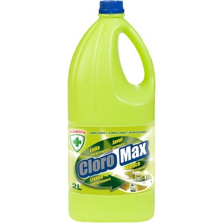 CLORO MAX lejía con detergente aroma cítricos elimina grasa y malos olores botella 2 l