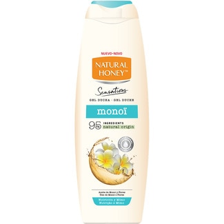 NATURAL HONEY gel de ducha Sensations con aceite de monoi y flores Flacon 650 ml