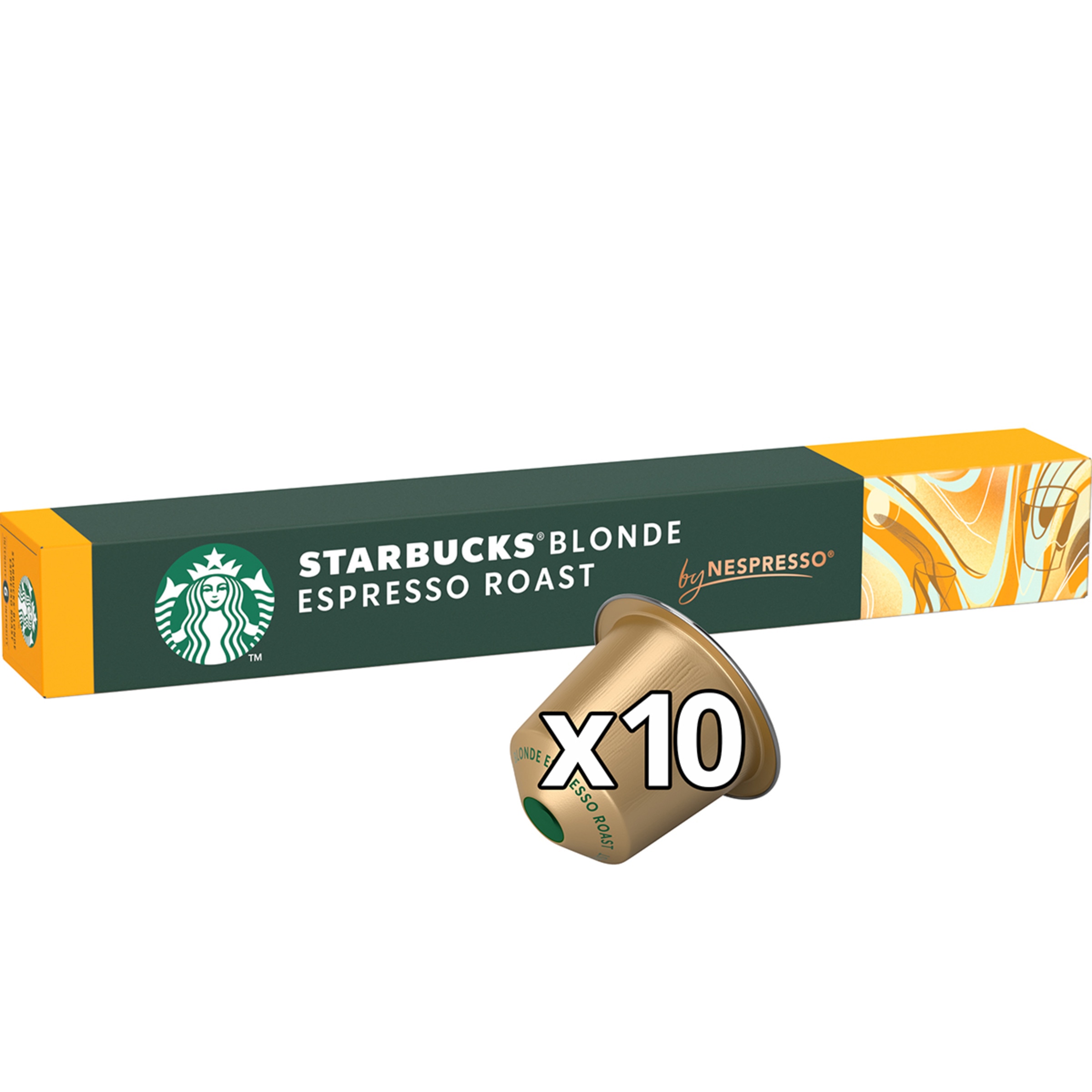 Café espresso Blonde intensidad 6 estuche 10 cápsulas compatibles con máquinas Nespresso - Starbucks