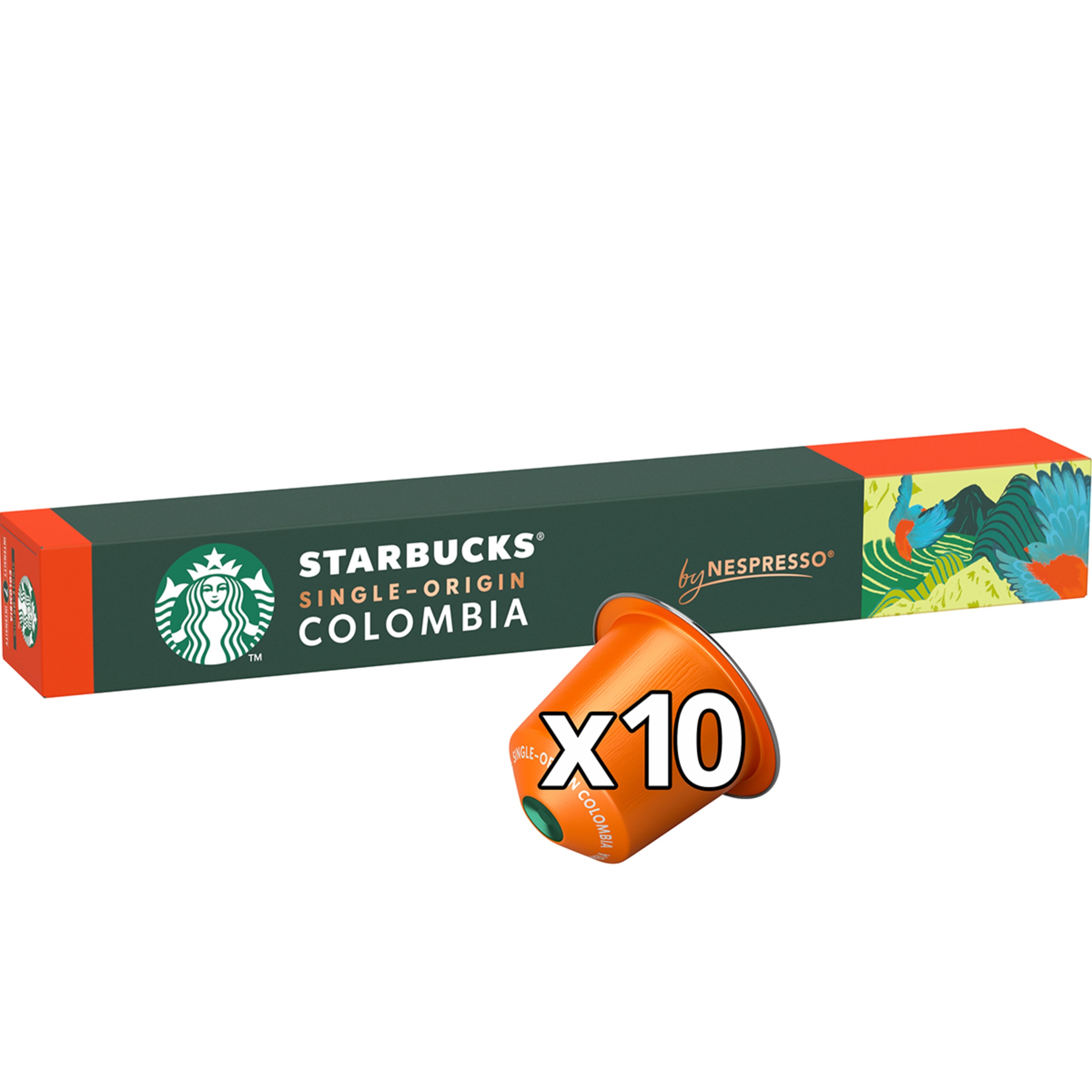 Café espresso intensidad 7 Colombia estuche 10 cápsulas compatibles con máquinas Nespresso - Starbucks