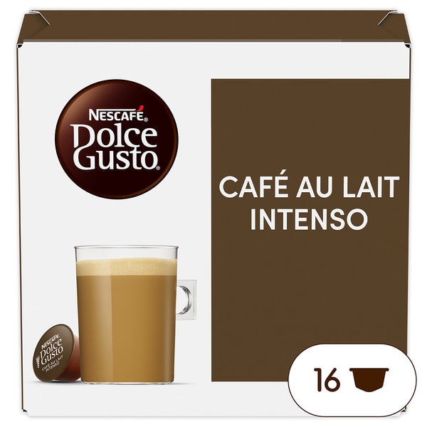 Robusta selection intense coffee with milk case 16 capsules