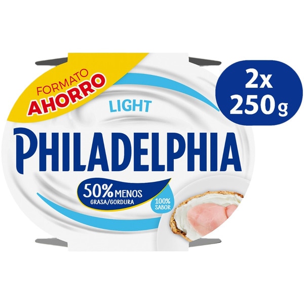 weißer Streichkäse light Sparformat 2 x 250 g Behälter 500 g