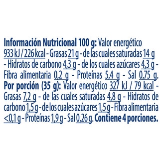 Queso de untar blanco original pack 4 tarrinas 35 g - Philadelphia