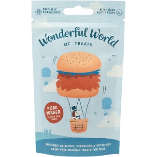 WONDERFUL Hamburger snack for adult and senior dogs container 50 g
