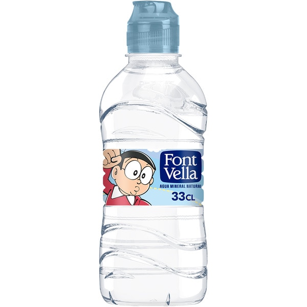 Stilles Mineralwasser Flasche 33 cl (Verschiedene Figuren, je nach Verfügbarkeit)