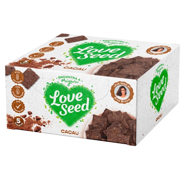 Crackers Cacau embalagem 150 g