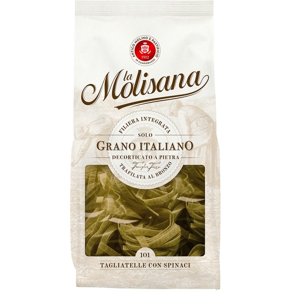 Tagliatelle mit Spinaci Nr. 101 Trafilata Al Bronzo Tasche 500 g
