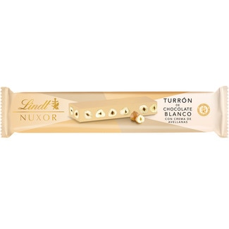 LINDT NUXOR white chocolate nougat with hazelnuts tablet 200 g
