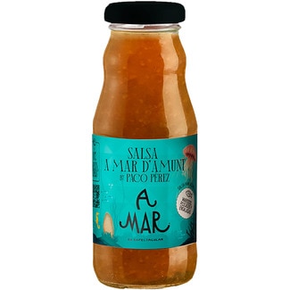 D'AMUNT A MAR Aperitif-Sauce aus Seetang, ideal für Konserven, Fisch und Meeresfrüchte. Flacon 200 ml
