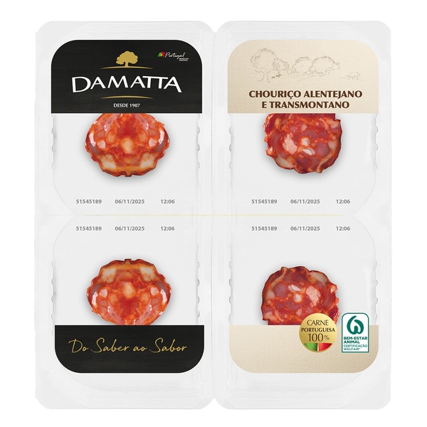 Chouriço Alentejano e Transmontano 4X35G unidade 140 g