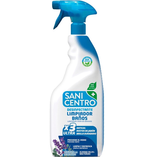 Desinfectante Spray para Wc Campos de Lavanda embalagem 750 ml