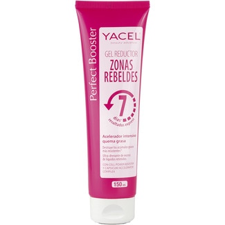 YACEL Perfect Booster gel reductor zonas rebeldes acelerador intensivo quema grasa tubo 150 ml