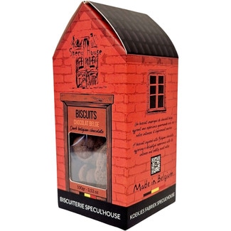 SPECUL'HOUSE Belgian chocolate biscuits case 100 g