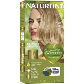 NATURTINT 9N honey blonde permanent ammonia-free hair colour gel box 1 each
