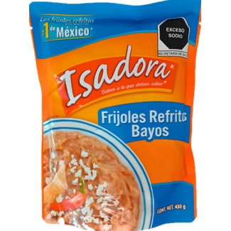 Isadora Feijão Louro Refrito embalagem 430 g