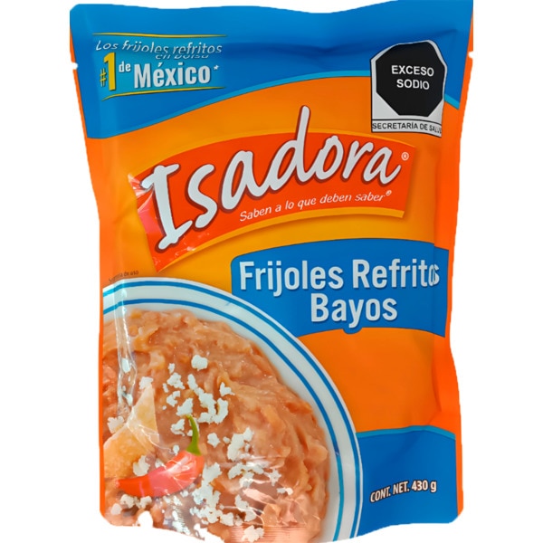 Feijão Louro Refrito embalagem 430 g